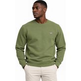 Gant Erkek Regular Basic Sweatshirt - Haki - XL