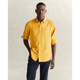 Gant Erkek Sarı Regular Fit Gömlek - XL
