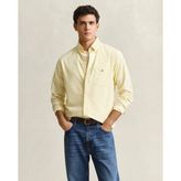Gant Erkek Sarı Regular Fit Logolu Gömlek - 2XL