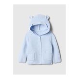 GAP Bebek Açık Mavi Ayı Aplikeli Garter Hırka