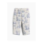 GAP Bebek Beyaz Kapitone Gauze Pull-On Pantolon