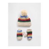GAP Bebek Krem Ponpon Bere & Eldiven Seti
