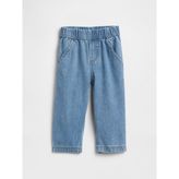Gap Bebek Mavi Pull-On Soft Denim Pantolon - 18 - 24 Ay