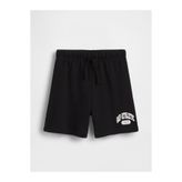 GAP Erkek Bebek Siyah Relaxed Pull-On Fransız Havlu Kumaş Şort