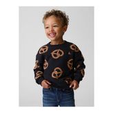GAP Erkek Bebek Siyah VintageSoft Sweatshirt