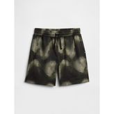 Gap Erkek Çocuk Koyu Yeşil %100 Recycled Pull-On Mesh Şort - 4 - 5 Yaş
