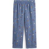 Gap Erkek Çocuk Mavi Baskılı Flannel Pijama Altı - 6