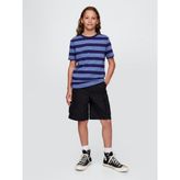GAP Erkek Çocuk Siyah 7.5" Ripstop Easy Kargo Şort