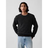 Gap Erkek Siyah Relaxed Shaker Kazak - M
