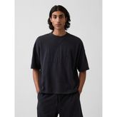 Gap Erkek Siyah Vintagesoft Terry Oversize Logo Sweatshirt - M