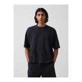 Gap Erkek Siyah Vintagesoft Terry Oversize Logo Sweatshirt