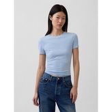 Gap Kadın Açık Mavi Closeknit Jersey T-Shirt