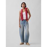 Gap Kadın Açık Mavi Low Rise Barrel Jean Pantolon - 29/REG