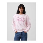 GAP Kadın Açık Pembe Logo Sweatshirt