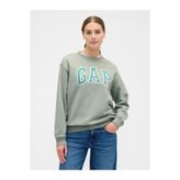 GAP Kadın Açık Yeşil Relaxed Logo Sweatshirt