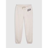 Gap Kadın Bej Gap Logo Jogger Fleece Eşofman Altı