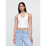 Gap Kadın Beyaz Halter Yaka Atlet - 2XL