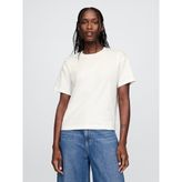 Gap Kadın Beyaz Supima® Pamuk Relaxed T-Shirt - 2XL