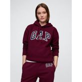 Gap Kadın Bordo Gap Logo Fleece Sweatshirt - 2XS