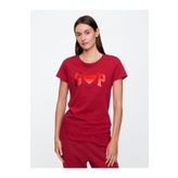 GAP Kadın Bordo Gap Logo T-Shirt