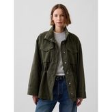 Gap Kadın Haki Oversized Utility Swing Ceket - Yeşil