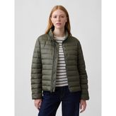 Gap Kadın Haki Relaxed Puffer Şişme Mont - Yeşil - S