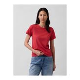 GAP Kadın Kırmızı Organik Pamuk VintageSoft T-Shirt