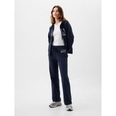 Gap Kadın Lacivert Gap Logo Bootcut Fleece Eşofman Altı - XL