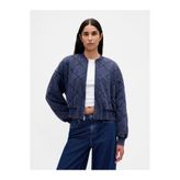 GAP Kadın Lacivert VintageSoft Kapitone Bomber Ceket