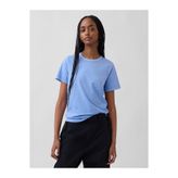GAP Kadın Mavi Organik Pamuk VintageSoft T-Shirt