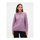 Gap Kadın Mor 100% Pamuk Oversized Kazak