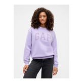 GAP Kadın Mor Relaxed Logo Sweatshirt