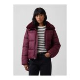 Gap Kadın Mor Relaxed Quilted Puffer Şişme Ceket
