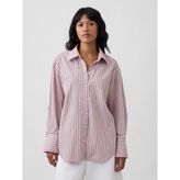 Gap Kadın Pembe Poplin Big Gömlek - XS
