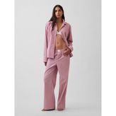Gap Kadın Pembe Poplin Pijama Altı