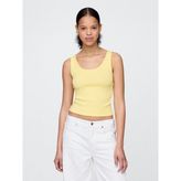 Gap Kadın Sarı Modern Crop Atlet - XL