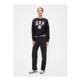 GAP Kadın Siyah Logo Pull-On Slim Eşofman Altı