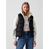 GAP Kadın Siyah Relaxed Puffer Şişme Yelek