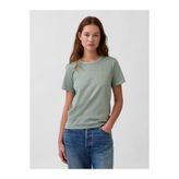 GAP Kadın Yeşil Organik Pamuk VintageSoft T-Shirt