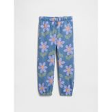 Gap Kız Bebek Mavi Relaxed Gap Logo Pull-On Jogger Eşofman Altı - 6 - 12 Ay