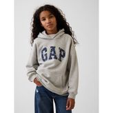 Gap Kız Çocuk Gri Vintagesoft Oversized Logo Sweatshirt - M