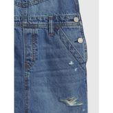 Gap Kız Çocuk Mavi Denim Salopet - 6 - 7 Yaş