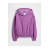 GAP Kız Çocuk Mor Relaxed Logo Sweatshirt