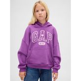 Gap Kız Çocuk Mor VintageSoft Oversized Sweatshirt - XS