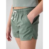Gap Kız Çocuk Yeşil Pull-On Washwell™ Şort - XS