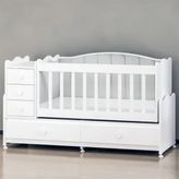 Garaj Home Melina 5 Çekmeceli Büyüyen Beyaz Beşik