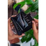 Garbalia Leeds Siyah Unisex Cüzdan