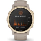 Garmin Fenix 6S Pro Solar 42 mm Altın Akıllı Saat