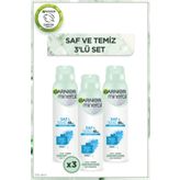 Garnier Mineral Saf&Temiz Sprey Deodorant 3lü Set