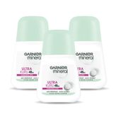Garnier Mineral Ultra Kuru 3x50 ml Roll-On